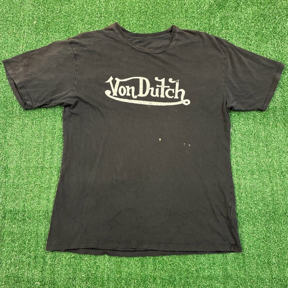 Y2K 2000's Von Dutch Spell-Out T-shirt